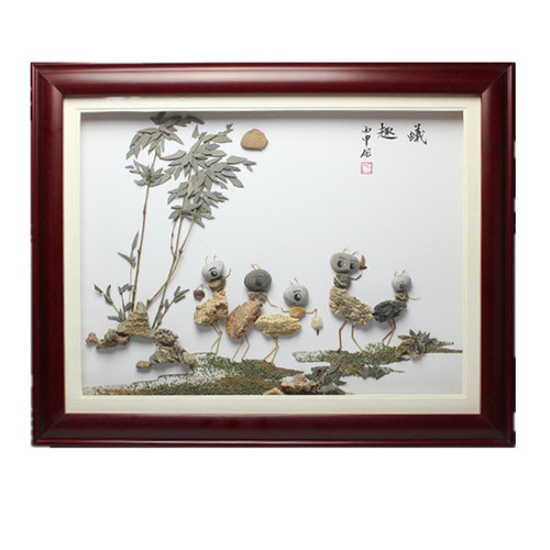 风雨雕石艺画 · 蚂蚁